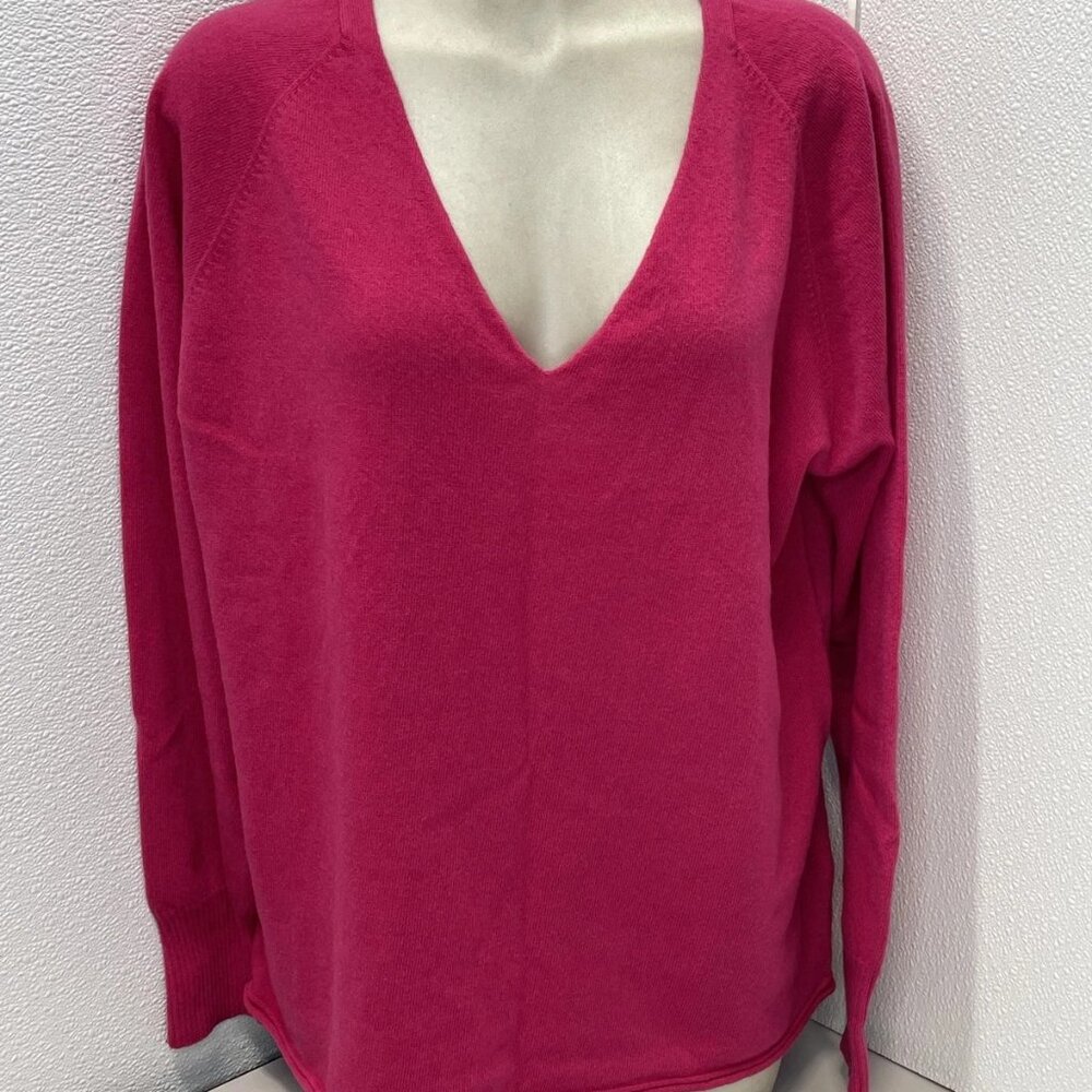 Celtic & Co Slouchy V-Neck Wool Sweater Women’s